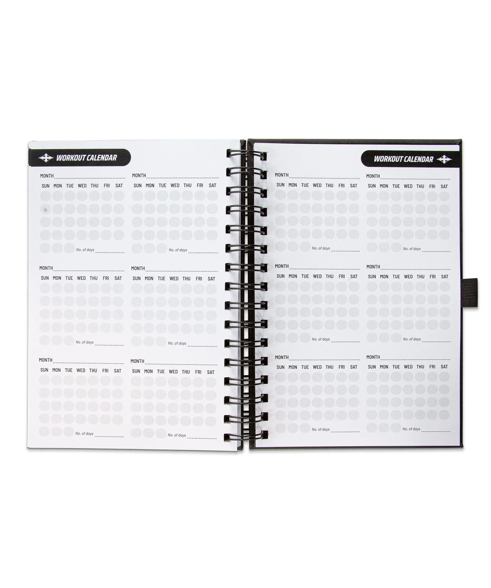 Pro Workout Journal - Black