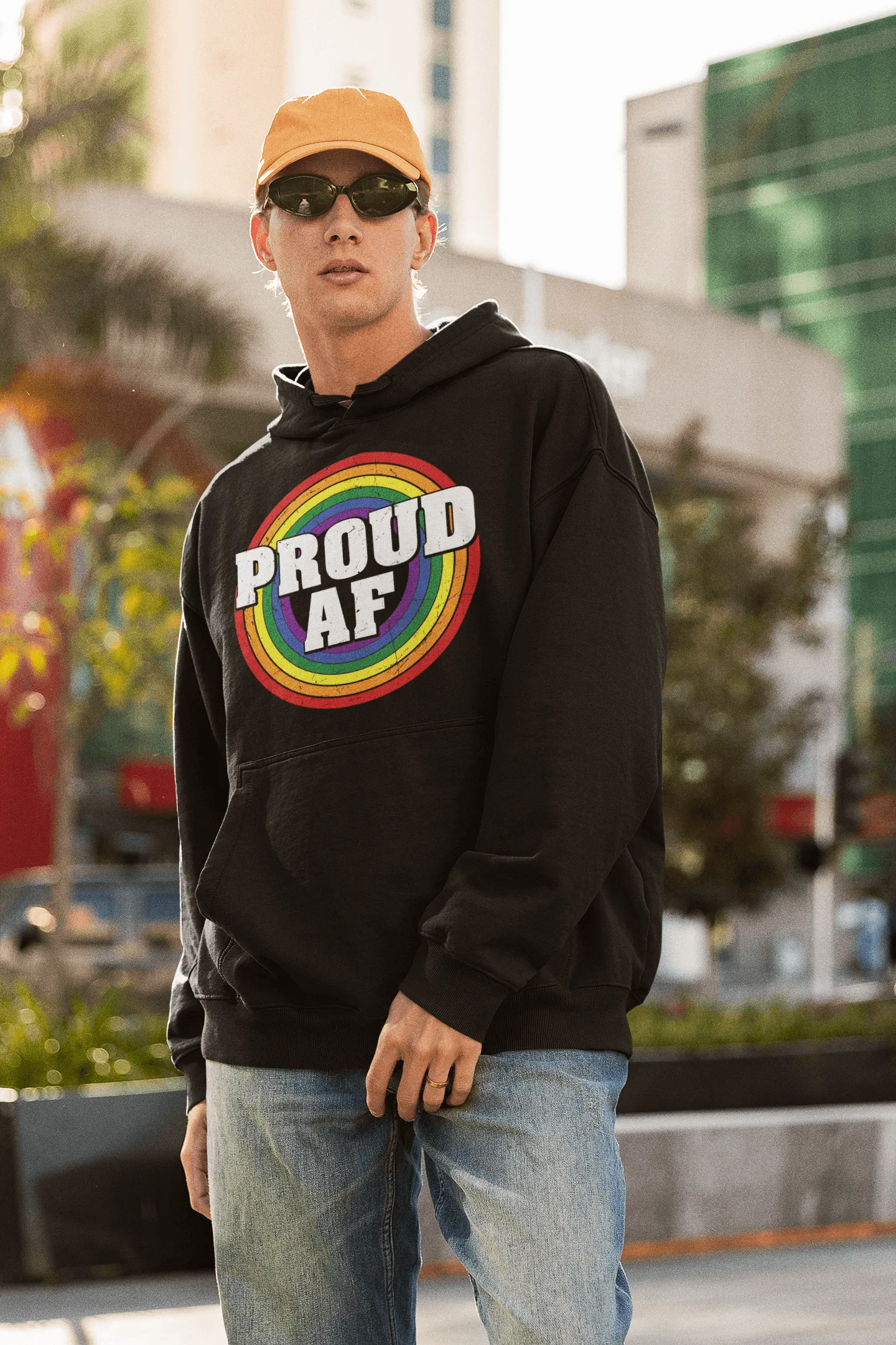 Proud AF | LGBT  Merch | Gay Pride Unisex Hoodie