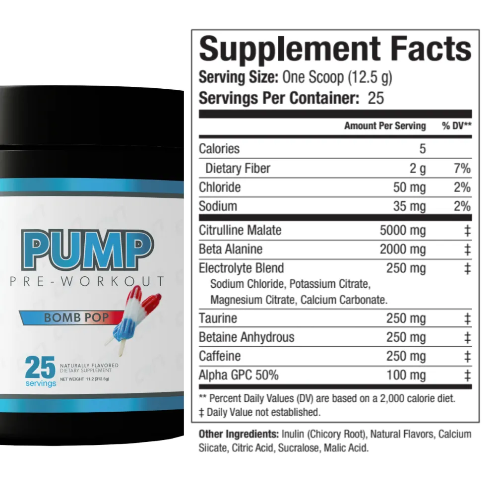 Pump Pre-Workout | 312.5g