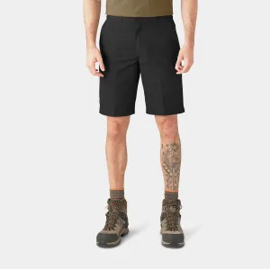 Relaxed Fit 11" Work Twill Mens Shorts (Black)