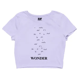 Shawn Mendes Crop Top - Wonder