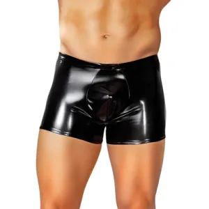 Shorts with Zipper - M - Black