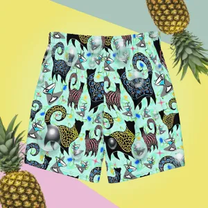 Snobby bubbles Men's swim trunks by John A. Conroy