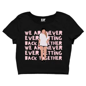 Taylor Swift Crop Top - Getting Back Together