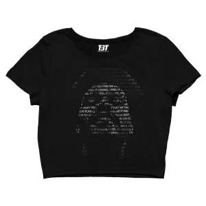 The Weeknd Crop Top - I Feel It Coming