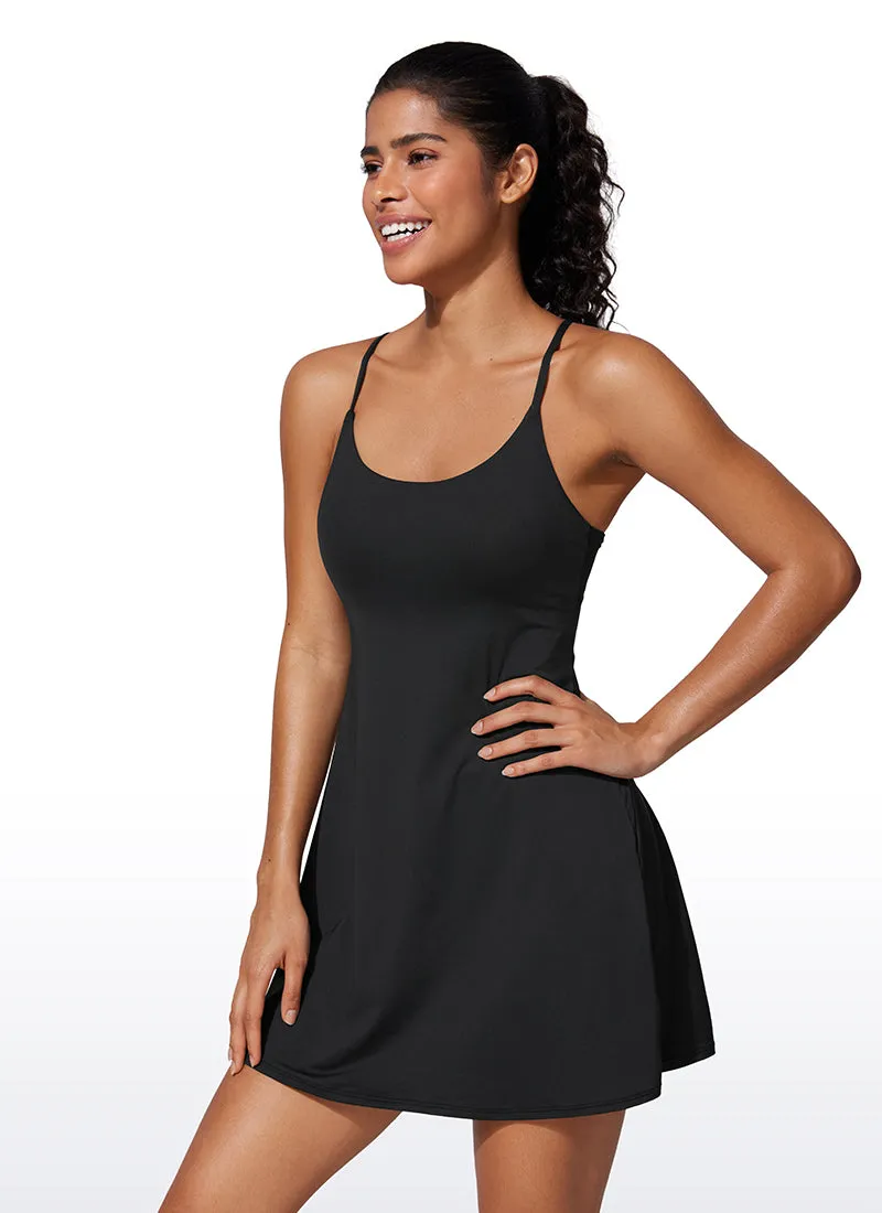 UPF 50  Shorts Lined Built-in Bra Tennis Dress