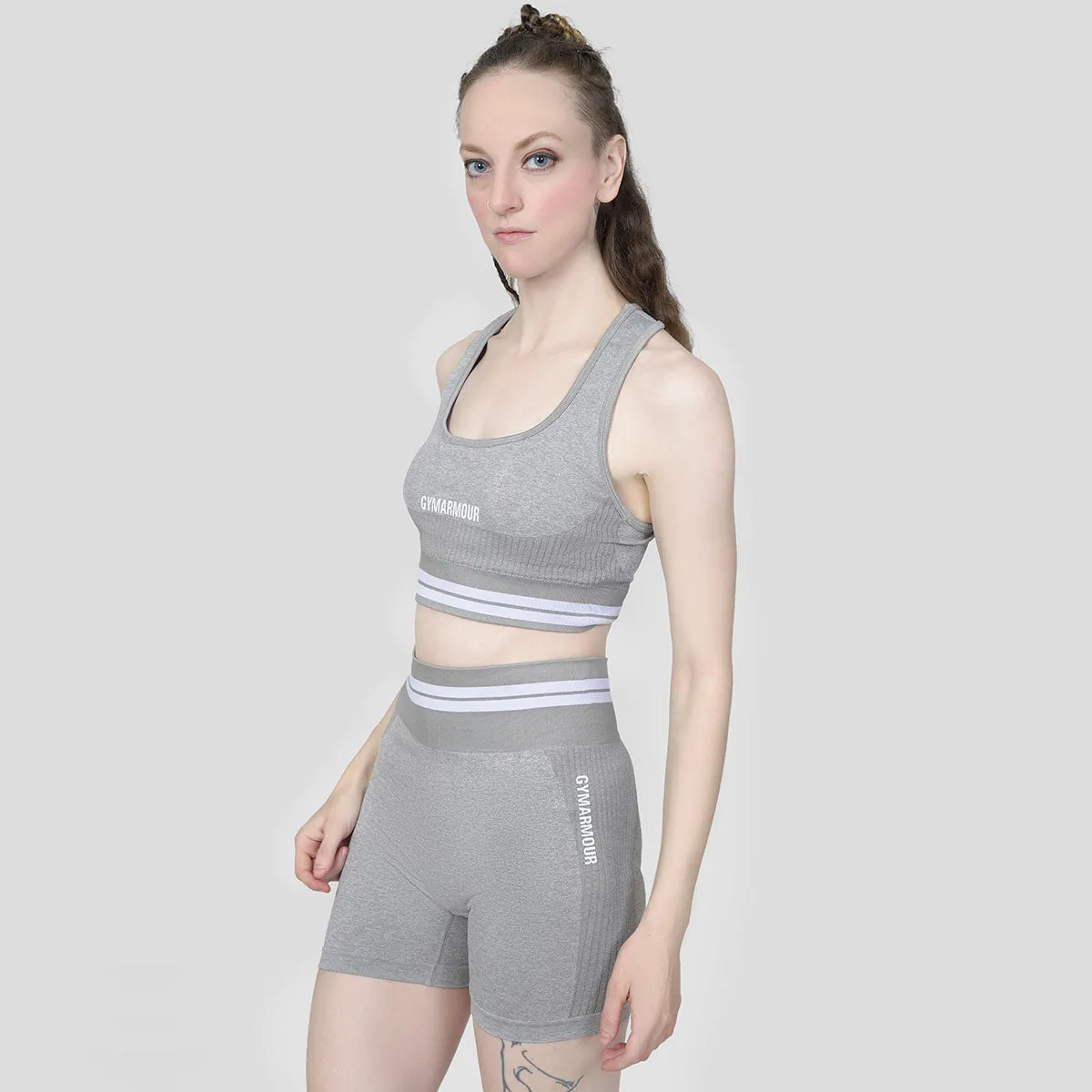 Workout Seamless Bra (Grey Shade)