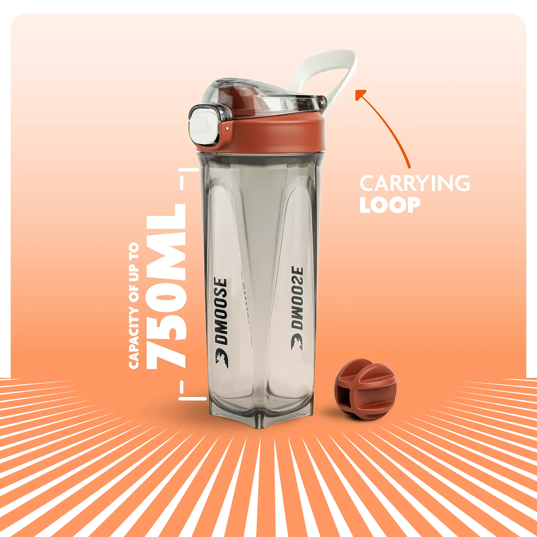 Workout Shaker Bottle - 750ml