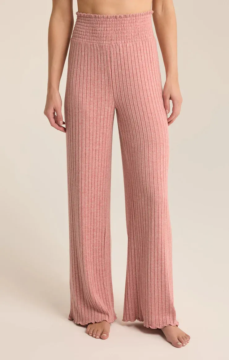 Z Supply Dawn Smocked Rib Pant